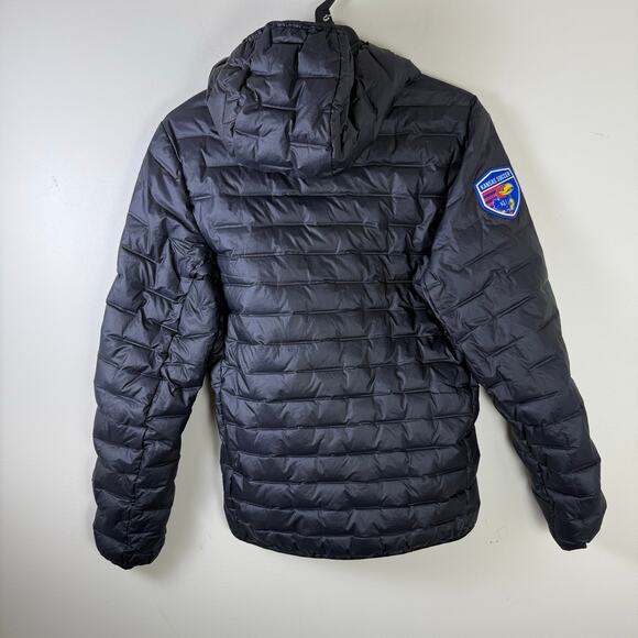 adidas Terrex kansas soccer size large Puffer Down Winter Jacket - Picture 3 of 9